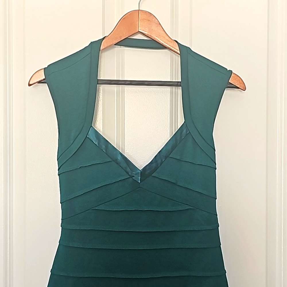 Emerald green dress